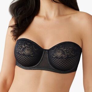 Wacoal Black minimizer Lace Bandeau